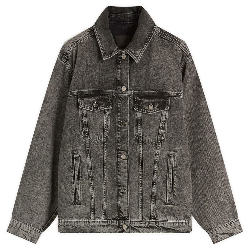 Jakna Anine Bing Anine Bing Rory Denim Jacket, Size Medium Siva | A-01-10878-WHG6