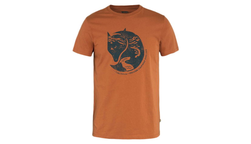Oblačila FJÄLLRÄVEN Fox T-Shirt Oranžna | F87220-243