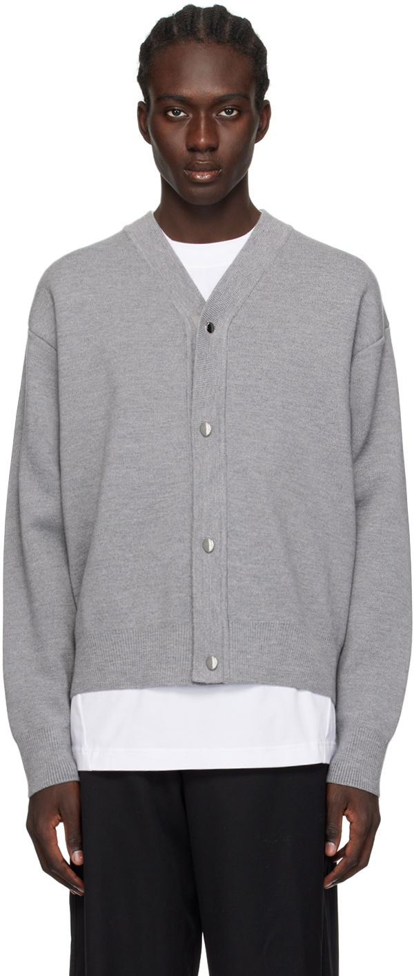 Pleteni pulover Jacquemus Les Classiques 'Le Cardigan Boutonné' Cardigan Siva | 24E245KN292-2359