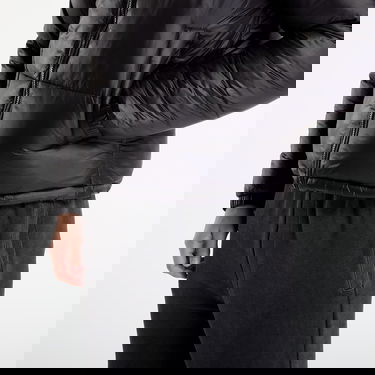 Puhovka Urban Classics Hooded Shiny Puffer Jacket Črna | TB7585-00007, 2