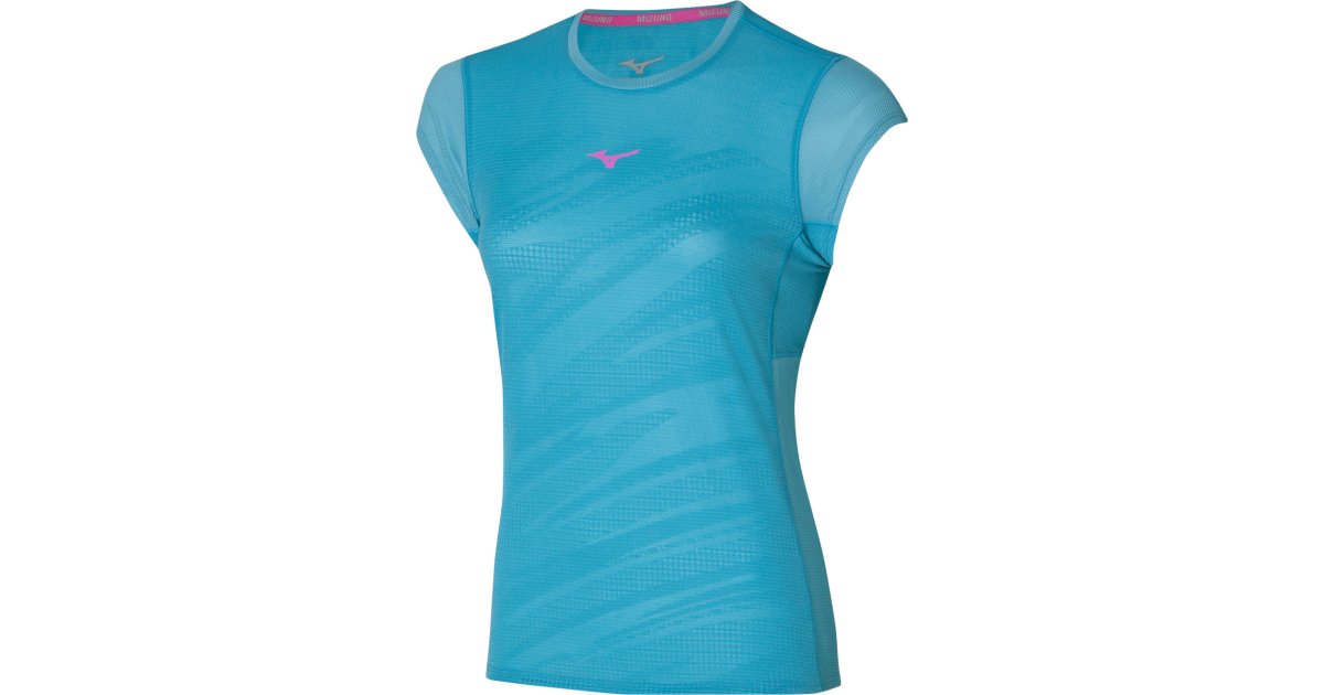Majica Mizuno Aero Tee Modra | j2gaa20229, 1