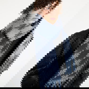 Šala DAILY PAPER Daily Paper Riyo Monogram Wool Blend Scarf Modra | 2521093, 3