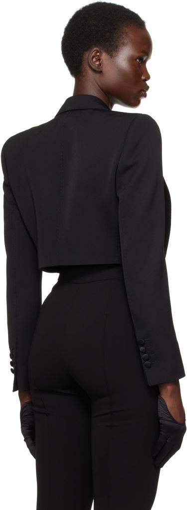 Bomber jakna Dolce & Gabbana Dolce&Gabbana Spencer Tuxedo Wool Blazer Črna | F296YT FU21E, 2