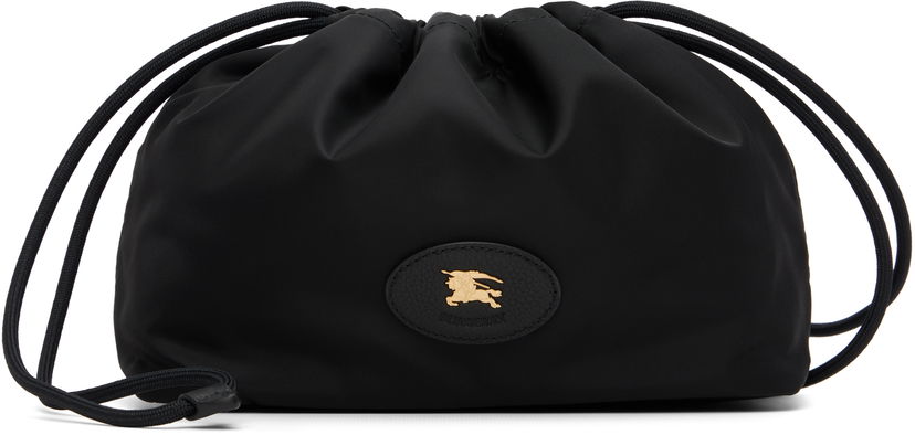 Nahrbtniki in torbe Burberry Burberry Drawstring Pouch Črna | 8111317