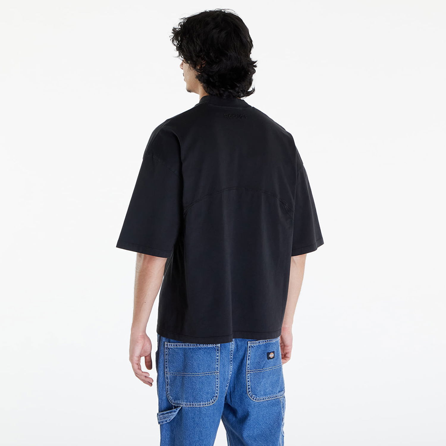 Majica Reebok Oversized Tee UNISEX Washed Black Črna | RMAA001C99JER0021000, 1