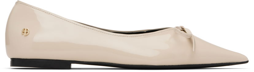 Superge in čevlji Anine Bing Anine Bing Hilda Ballerina Flats Bež | A-14-11099-IVY17