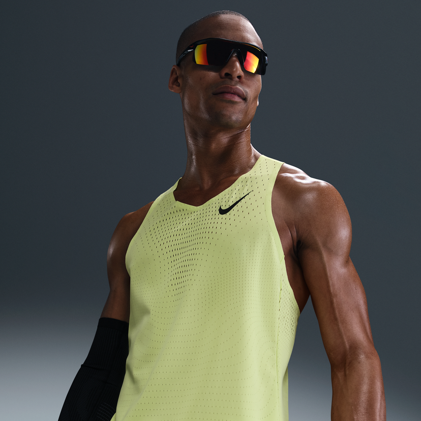 Majica brez rokavov Nike AeroSwift Dri-FIT ADV Running Singlet Rumena | FN4231-736