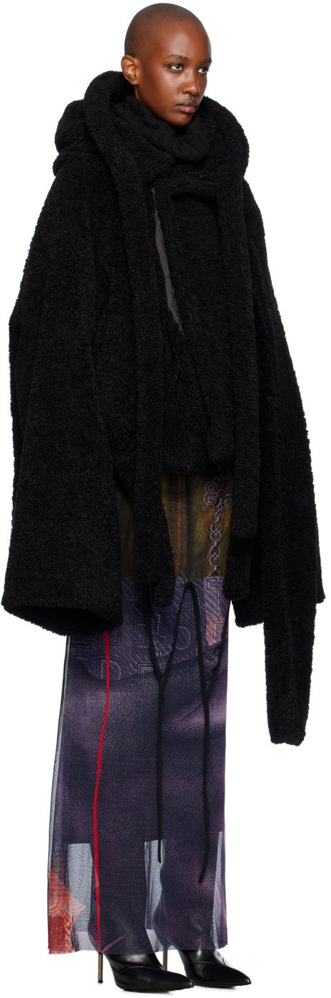 Plašči Ottolinger Ottolinger Wrap Teddy Short Jacket Črna | 1230703921, 1