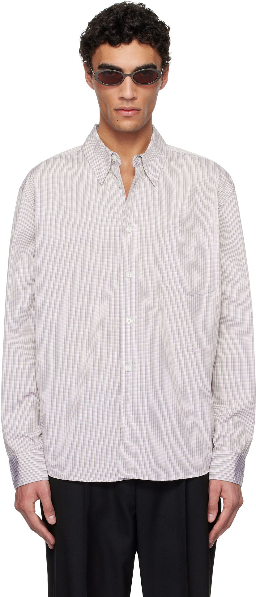Srajce OUR LEGACY OUR LEGACY Beyond Button-Down Shirt Lila | M2252BDI