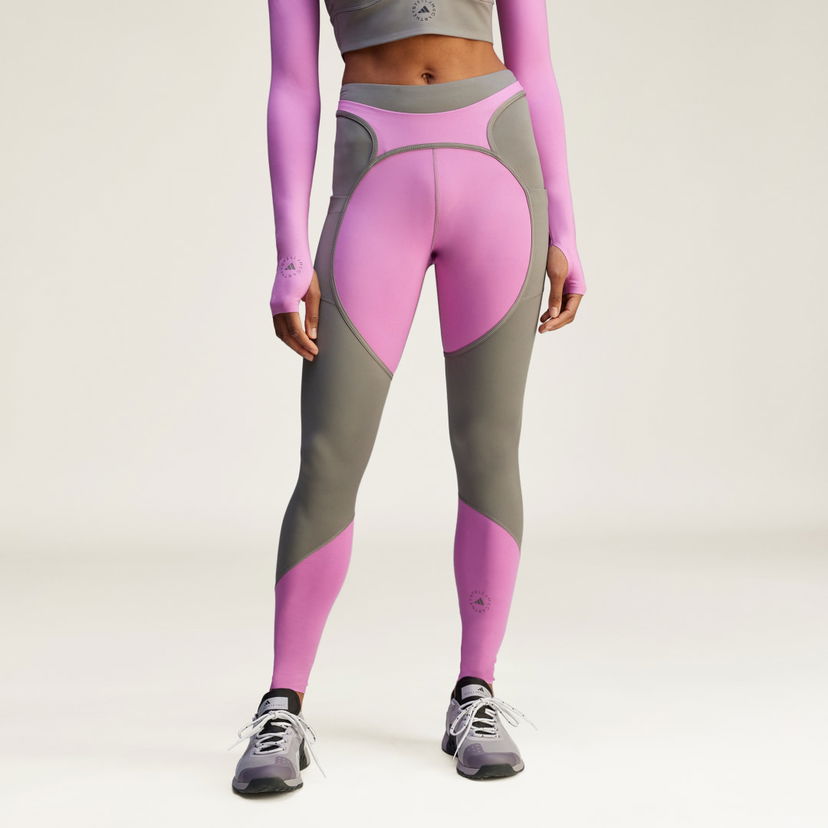 Pajkice adidas Performance adidas by Stella McCartney Two-Tone Leggings Roza | JI5247