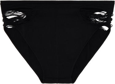Spodnjice Rick Owens Rick Owens Shredded Merino Knit Briefs Črna | RR01E5673 KGRIDM, 0