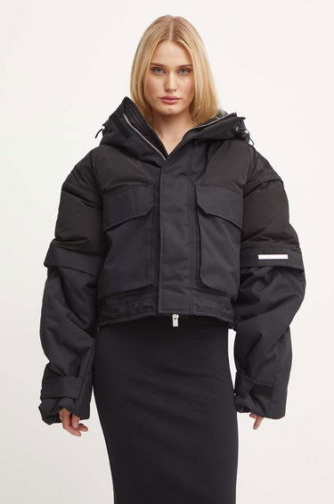 Parka HELIOT EMIL Layered Hooded Puffer Parka Črna | HE.02.098.BLK01, 4