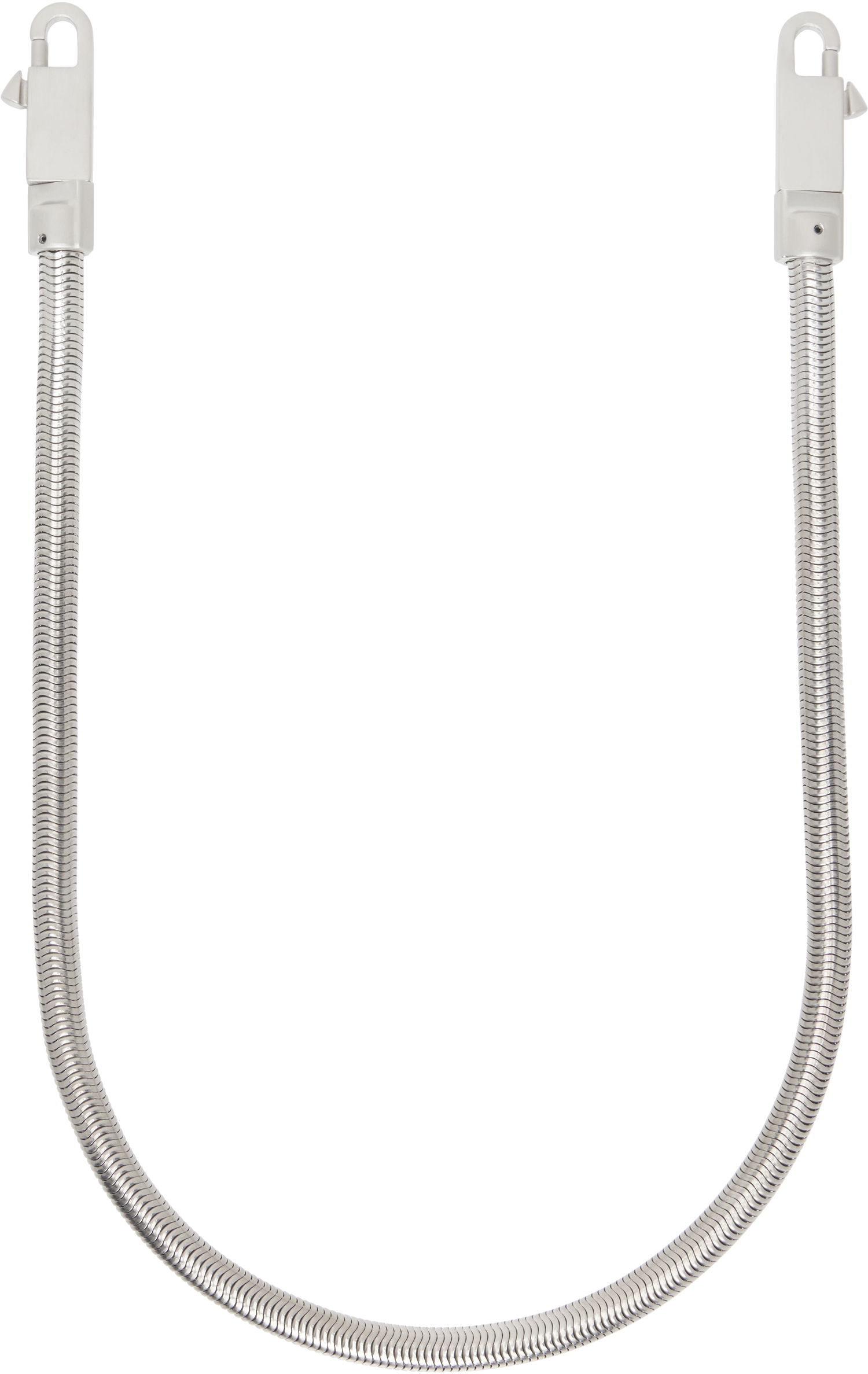Ogrlica Rick Owens Rick Owens Snake Chain Shoulder Strap Kovinski | RA01E0696 MET, 1