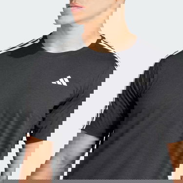 Majica adidas Performance Own the Run 3-Stripes Tee Črna | IQ3834, 5