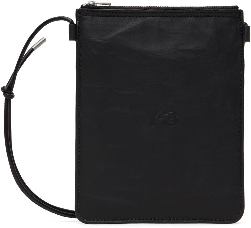 Torba za čez ramo Y-3 Y-3 Leather Crossbody Pouch Črna | JD2914