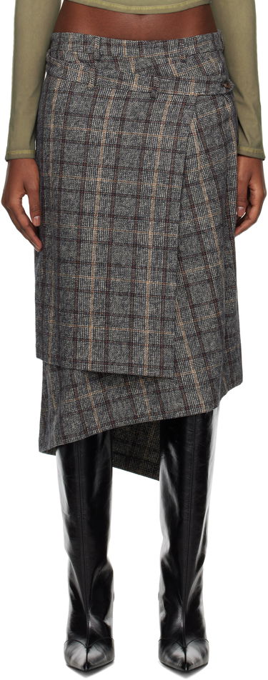 Krila R13 R13 Wrap Midi Skirt Večbarvna | R13WR331 R432A, 0
