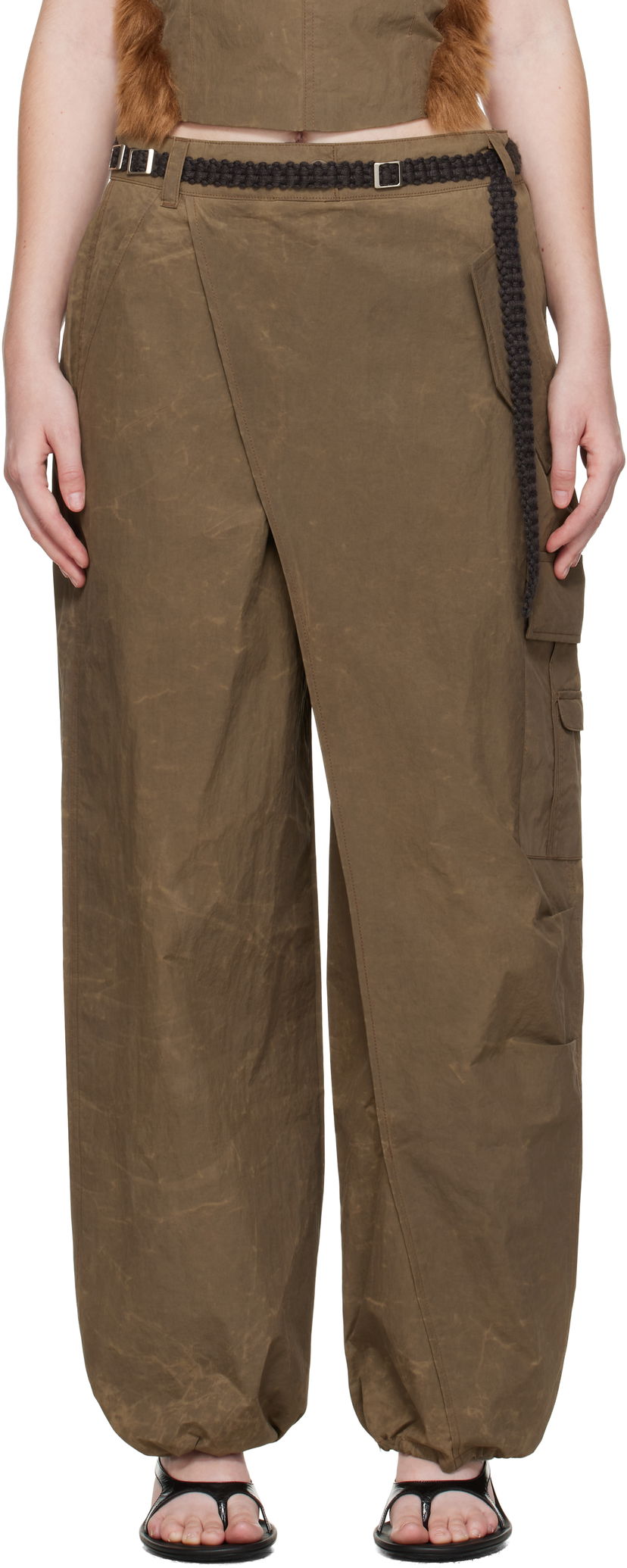 Cargo hlače Andersson Bell Andersson Bell Wrap Cargo Pants Rjava | apa843w