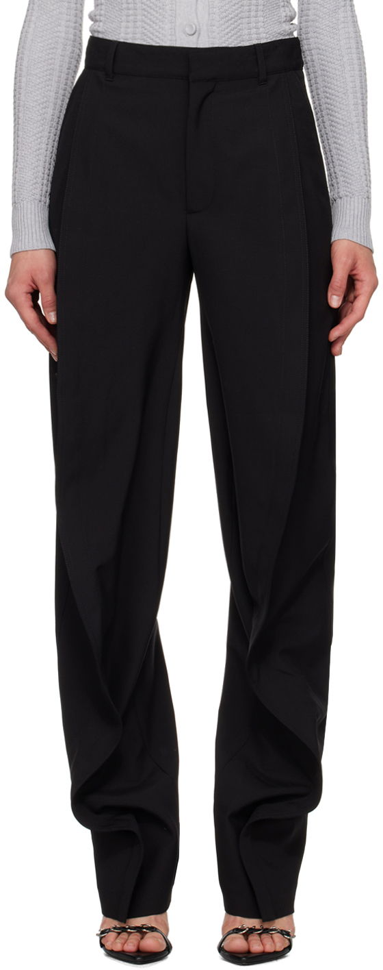 Hlače Y/PROJECT Banana Trousers Črna | 201PA003, 0