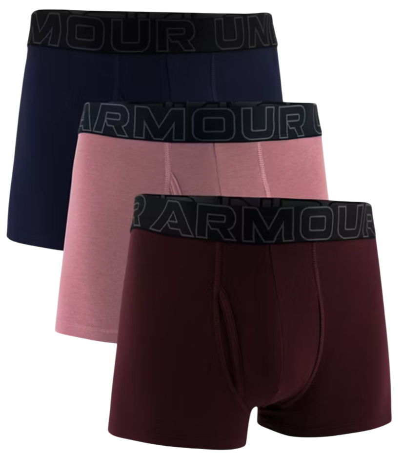 Boksarice Under Armour Under Armour SOLID 3" Boxer Shorts, 3-Pack Večbarvna | 1383891-651