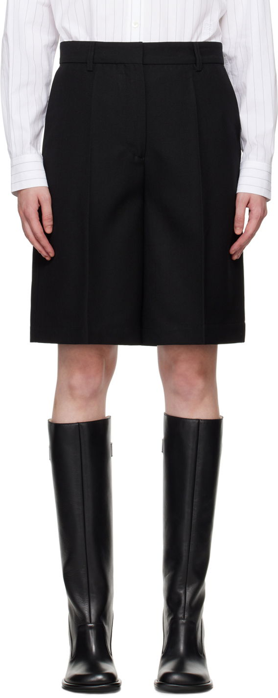 Kratke hlače TOTEME Women's Tailored Shorts Črna | 243-WRB0196-FB0026