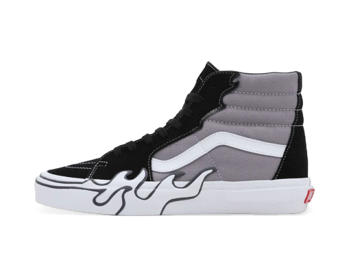 Skateboarding Vans SK8-Hi Flame Siva | VN0005UJBGF