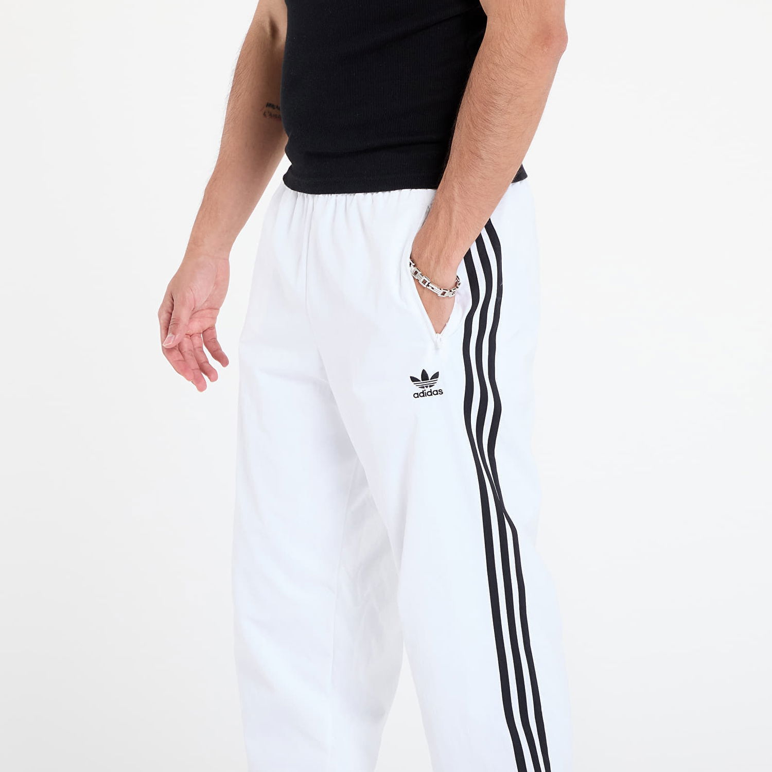 Trenirka adidas Performance Adicolor Woven Firebird Track Pants Bela | JY1334, 1