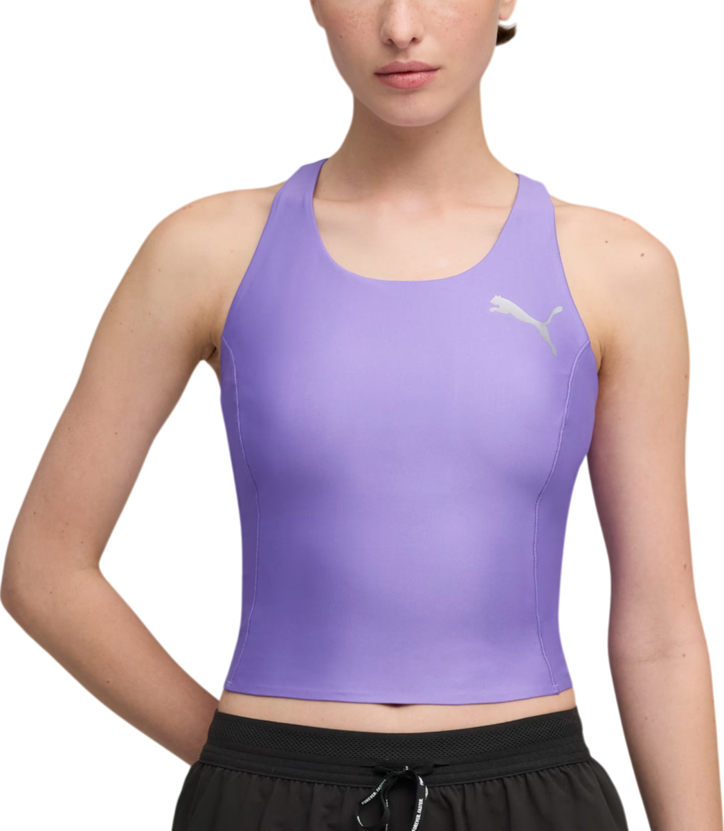Majica brez rokavov Puma Puma Raceday Ultraform Crop Tank Top Lila | 527532-28, 0