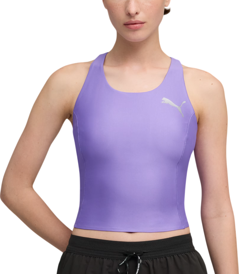 Majica brez rokavov Puma Puma Raceday Ultraform Crop Tank Top Lila | 527532-28