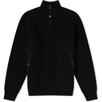 Pleteni pulover Moncler Genius x Pharrell Williams x Quarter Zip Črna | 9F000-M1172-01-999, 1