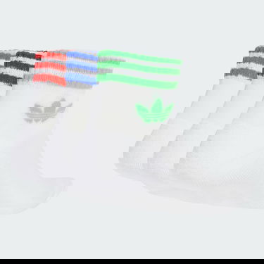 Nogavice adidas Performance 3-Stripes Ankle Socks - 3 Pairs Bela | JV7439, 0