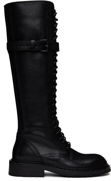 Oblačila Ann Demeulemeester Ann Demeulemeester High Danny Tall Boots Črna | B0010063 LT047, 0