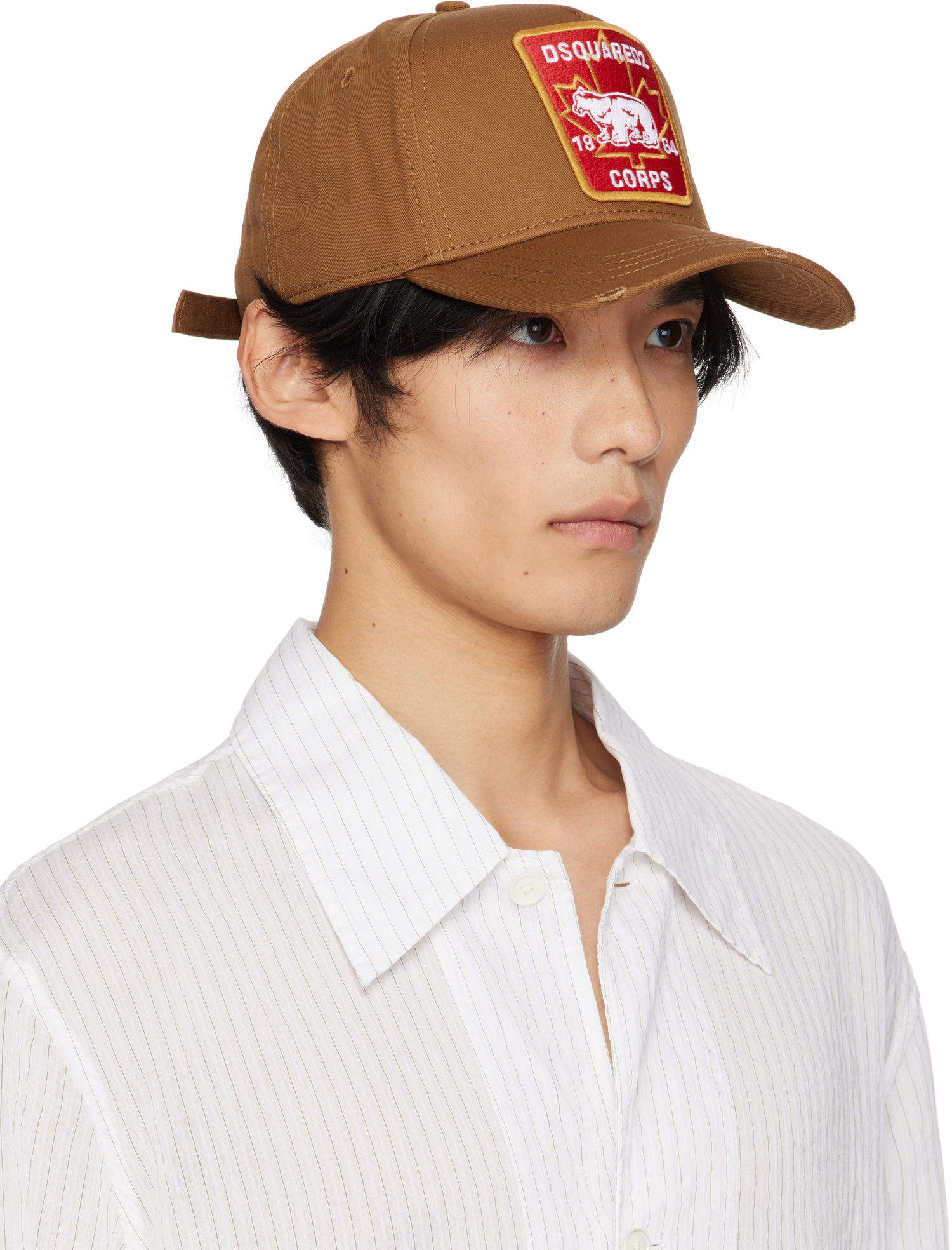 Kapa DSQUARED2 Dsquared2 Canadian Patch Baseball Cap Rjava | BCM0367_05C00001_5092, 1