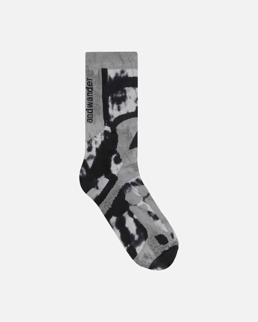 Nogavice ROA Bones Logo Q-skin Technical Socks Večbarvna | OBMW005FA03 BLK0001