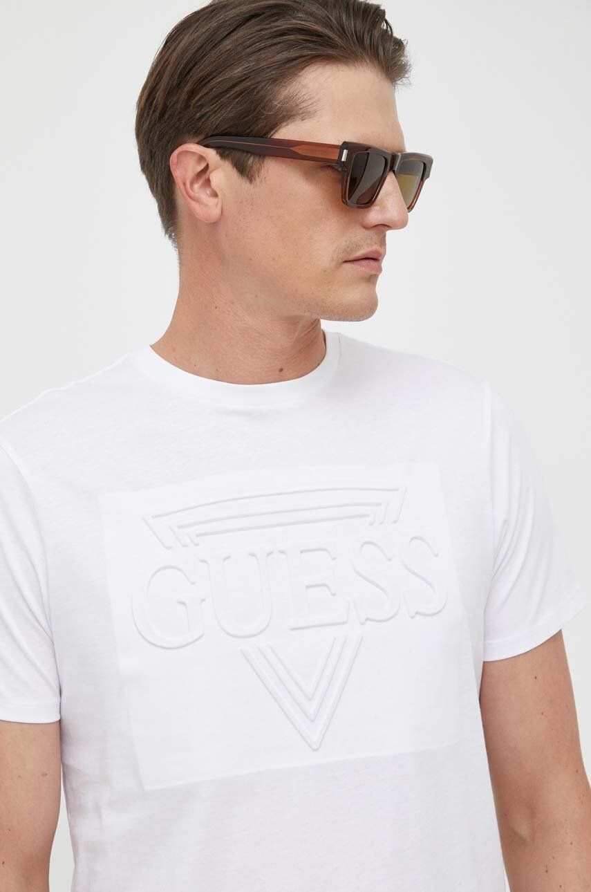 Majica GUESS Logo Tee Bela | M3YI92.K9RM1, 0