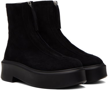 Oblačila The Row The Row Zipped I Suede Boots Črna | F1144-L25, 3