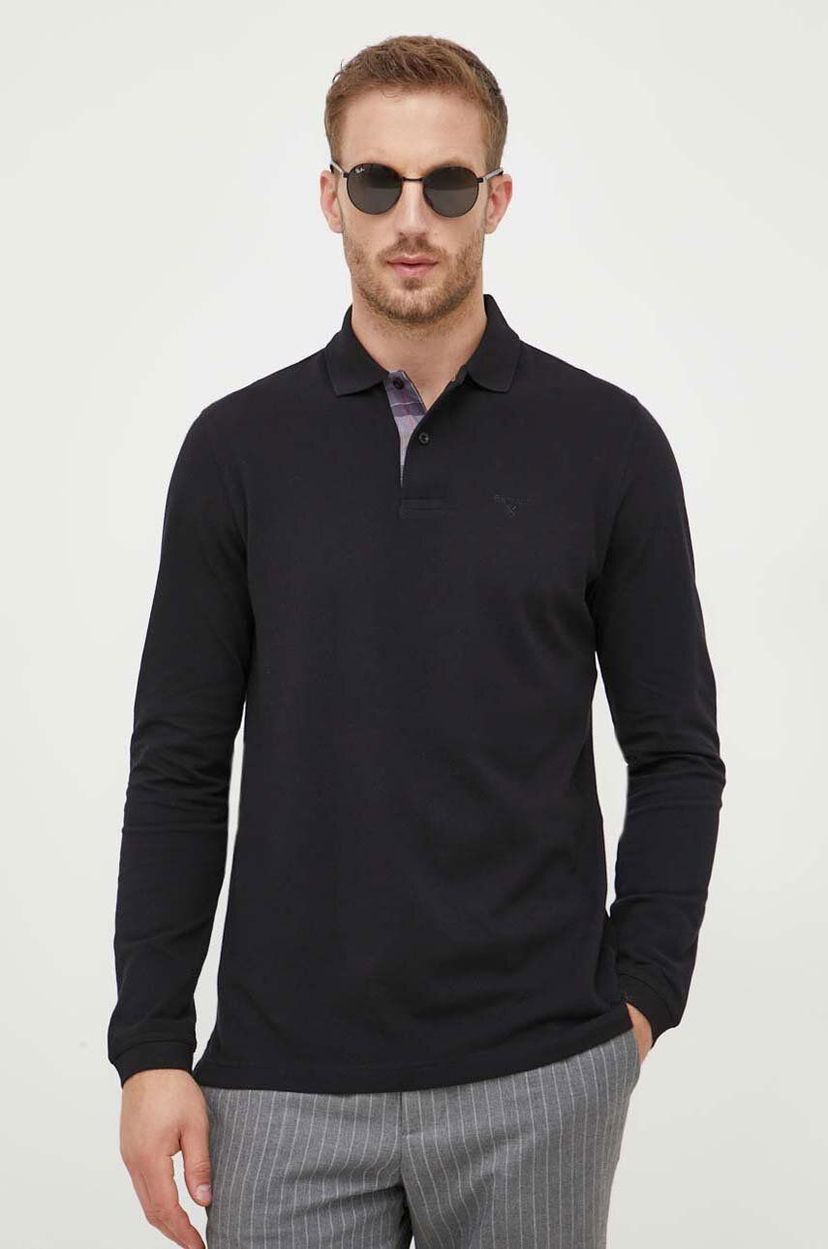 Majica Barbour Long Sleeve T-Shirt Črna | MML0705