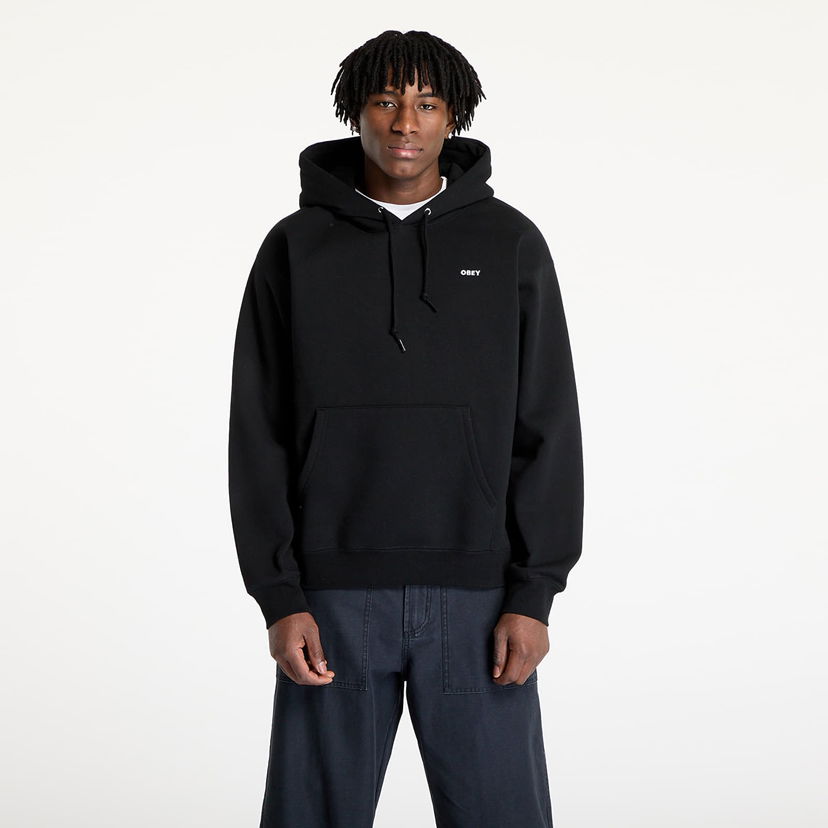 Pulover OBEY OBEY Business Hoodie Črna | 112470241-BLK