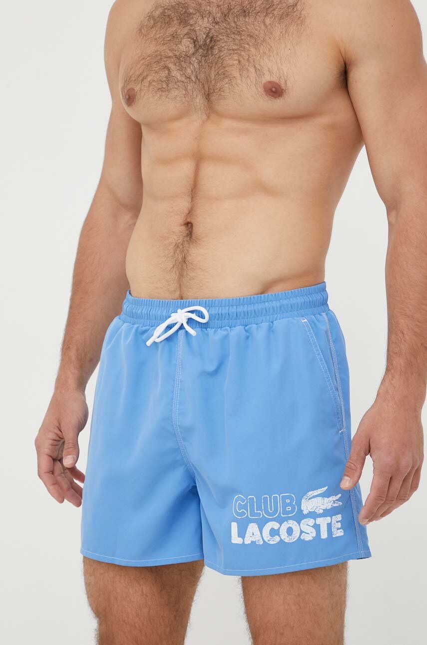 Kopalke Lacoste Quick Dry Swim Trunks with Integrated Lining Modra | MH5637, 0