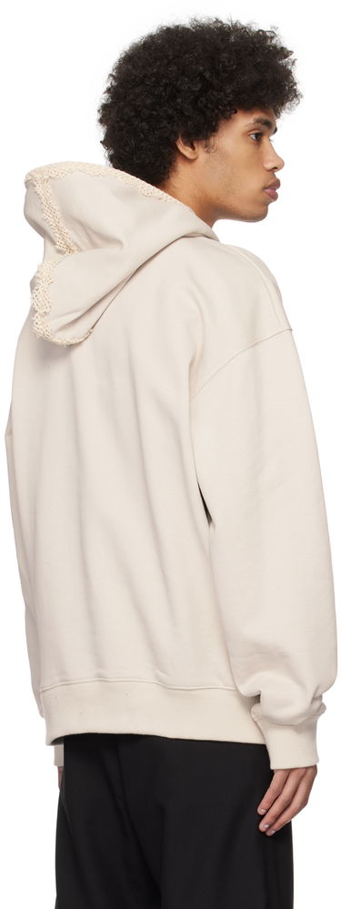 Pulover HELIOT EMIL Spherical Lace Detail Hoodie Bež | PRESS24_M_08_061_ST18, 2