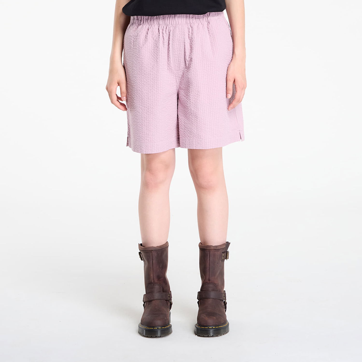 Kratke hlače Carhartt WIP Shorts W' Toland Short Toland Stripe/ Pink Fog Roza | I035133.31TXX, 0