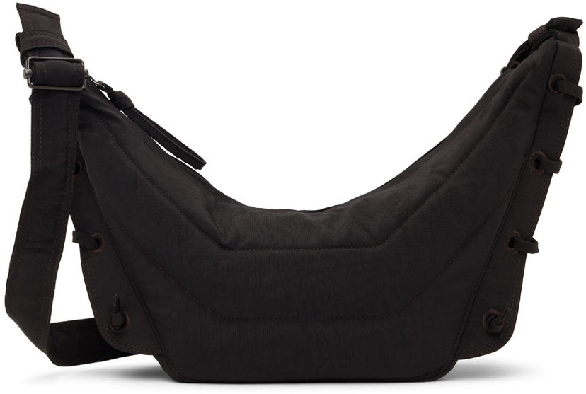 Torba za čez ramo LEMAIRE Lemaire Small Soft Game Bag Črna | BG293 LF133