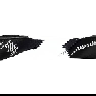 Torbice za okoli pasu Palm Angels Curved Logo Waist Bag Črna | PMNO004C99FAB0011001, 1