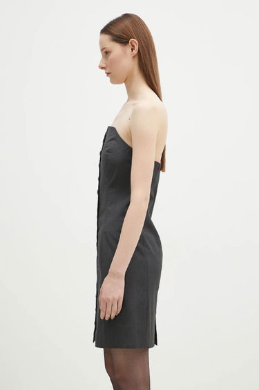 Obleke Samsoe Samsoe Samsoe Samsoe Saellen Mini Dress Siva | F24400132, 1