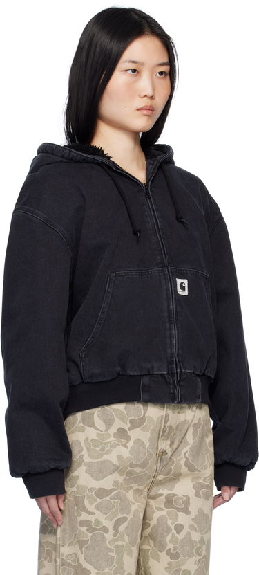 Pulover Carhartt WIP Active Denim Jacket Črna | I032240 8906, 1