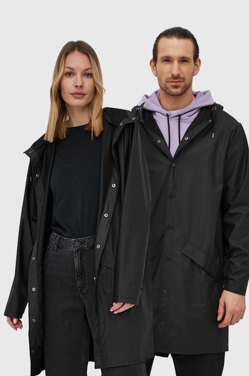 Jakna Rains Long Jacket Črna | 12020.01, 0