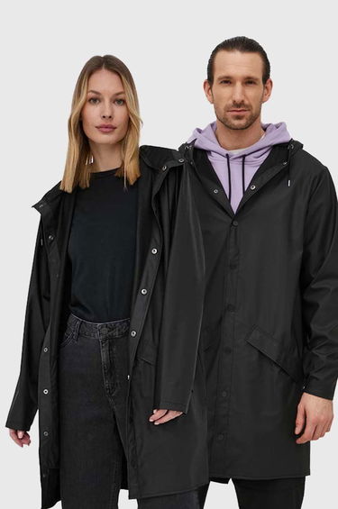 Jakna Rains Long Jacket Črna | 12020.01, 0