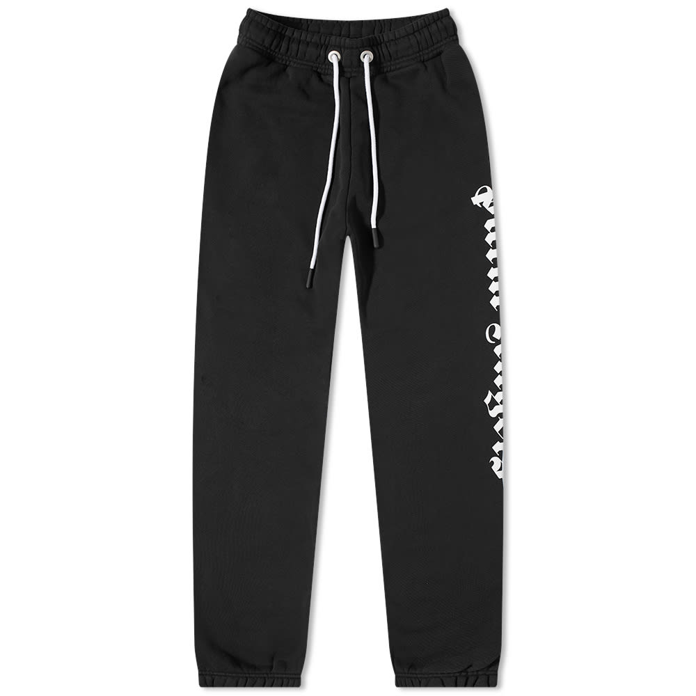 Trenirka Palm Angels Side Logo Sweat Pant Črna | PMCH010C99FLE0021001, 0