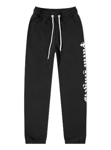 Trenirka Palm Angels Side Logo Sweat Pant Črna | PMCH010C99FLE0021001