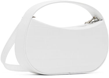 Torbica Coperni Coperni Small Sound Swipe Croco Bag Bela | COPBA72BIS838B, 2