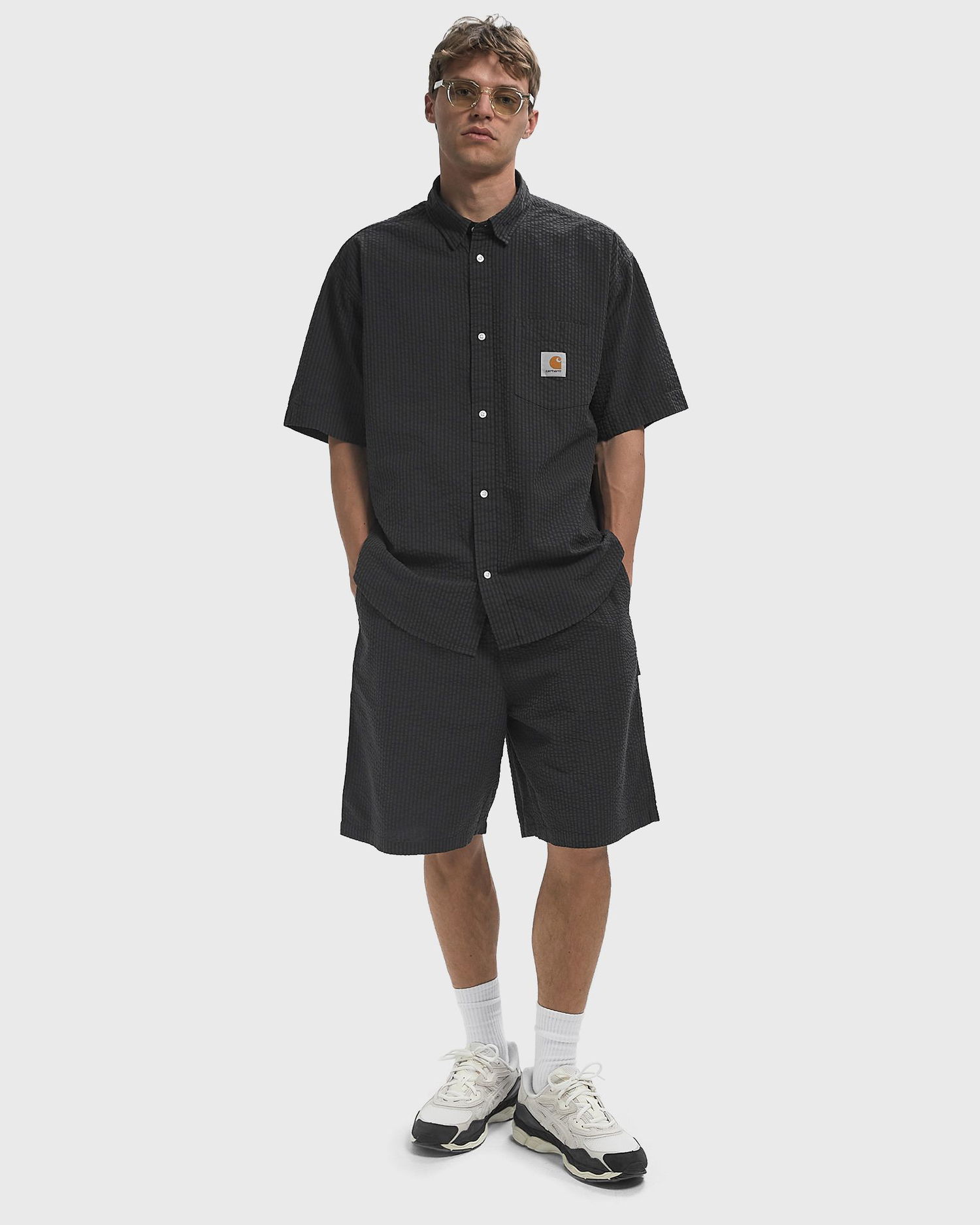 Kratke hlače Carhartt WIP Carhartt WIP Toland Shorts Črna | I035152.31RXX, 1